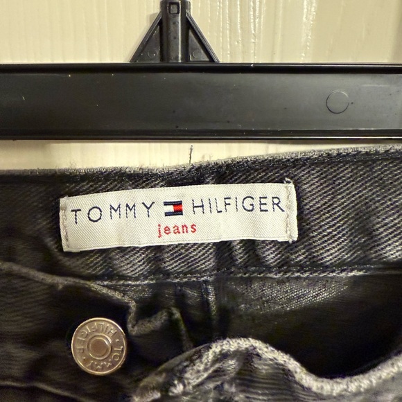 Vintage Tommy Hilfiger size 14 straight leg jeans waist 32” black - Picture 2 of 6